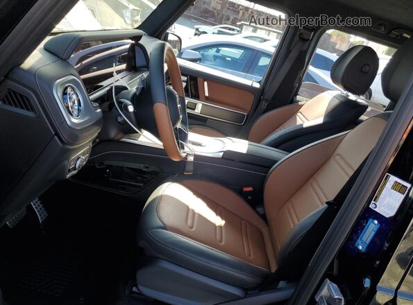 W1NWH1AB4SX017458 2025 MERCEDES-BENZ G-CLASS Черный Вид салона спереди