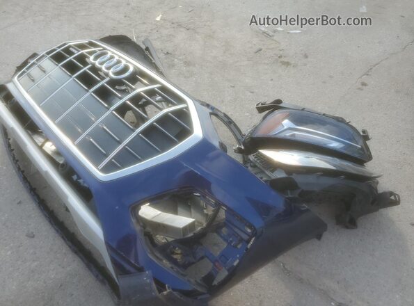 WA1AAAFY0M2035971 2021 AUDI Q5 Blue Widok naklejki z numerem VIN