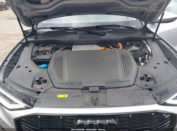 WA1AAAGE0NB045633 2022 AUDI E-TRON Silver Rear view