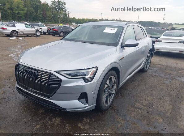 WA1AAAGE0NB045633 2022 AUDI E-TRON Silver Front left