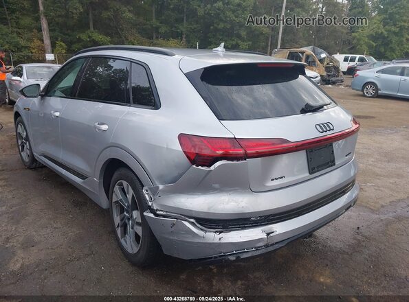 WA1AAAGE0NB045633 2022 AUDI E-TRON Silver Rear left