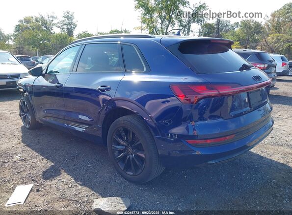 WA1AAAGE1NB030994 2022 AUDI E-TRON Blue Հետևի ձախ