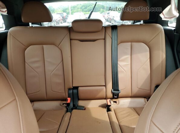 WA1AECF38L1032079 2020 AUDI Q3 White Rear seats view