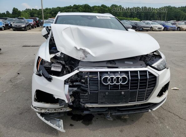 WA1AECF38L1032079 2020 AUDI Q3 White Front view