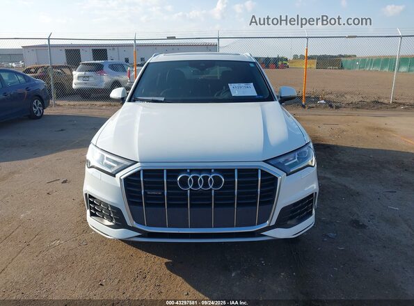 WA1AJAF75LD007559 2020 AUDI Q7 White ხელსაწყოთა პანელის ხედი