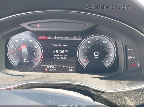WA1AJAF75LD007559 2020 AUDI Q7 White უკანა სავარძლების ხედი