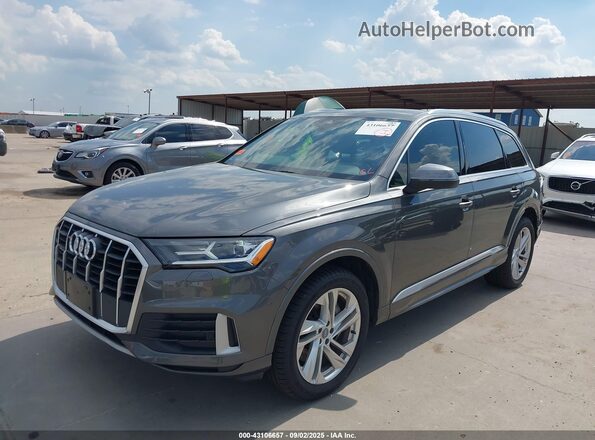 WA1AJAF76LD011295 2020 AUDI Q7 Gray Առջևի ձախ երեք քառորդ տեսարան