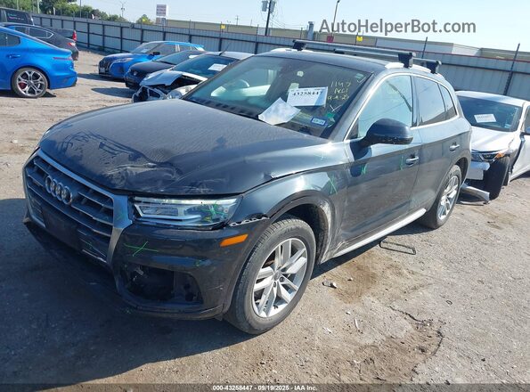 WA1ANAFY7L2021147 2020 AUDI Q5 Black წინა მარცხენა ხედი სამი მეოთხედიდან