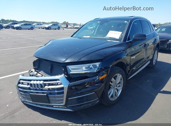 WA1ANAFY9L2051282 2020 AUDI Q5 Black წინა მარცხენა ხედი სამი მეოთხედიდან