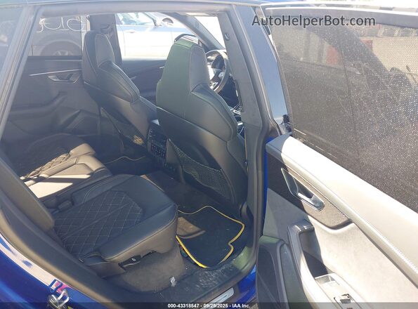 WA1AWBF11PD034802 2023 AUDI SQ8 Blue Vista de la etiqueta del VIN