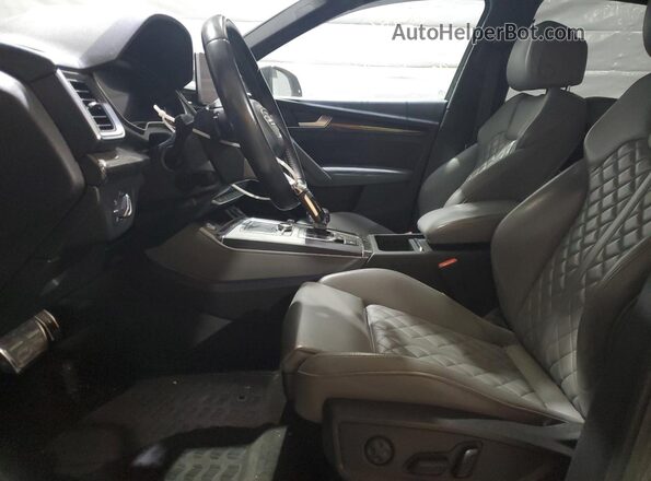 WA1B4AFY3L2022898 2020 AUDI SQ5 Black წინა სალონის ხედი