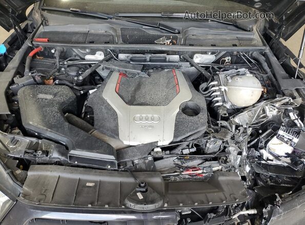WA1B4AFY3L2022898 2020 AUDI SQ5 Black უკანა სალონის ხედი