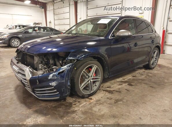 WA1B4AFY5K2013215 2019 AUDI SQ5 Blue Front left