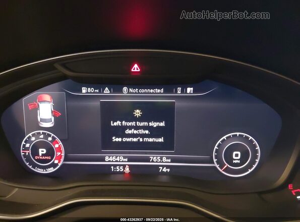 WA1B4AFY5K2013215 2019 AUDI SQ5 Blue Rear seats view