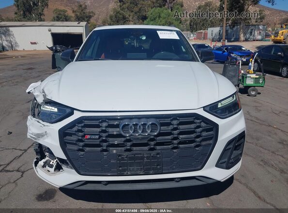 WA1B4AFY9M2036452 2021 AUDI SQ5 White ხელსაწყოთა პანელის ხედი