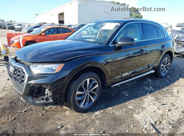 WA1BAAFY3M2118783 2021 AUDI Q5 Black Vista tres cuartos delantera izquierda