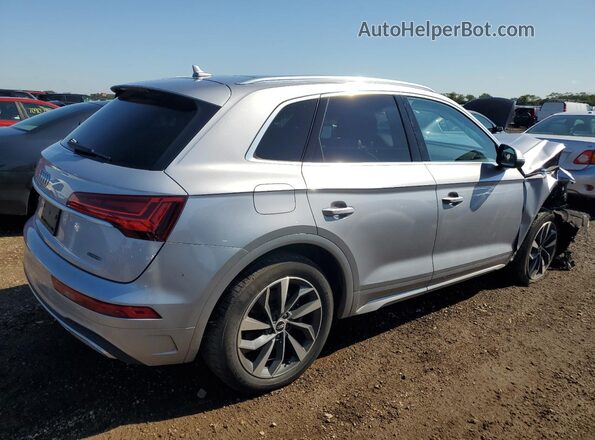 WA1BAAFY8M2084050 2021 AUDI Q5 Silver Задня права чверть