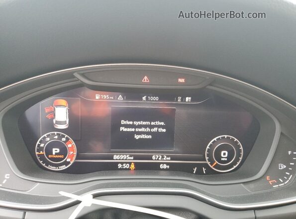 WA1C4AFY9J2129522 2018 AUDI SQ5 Gray Instrument cluster view