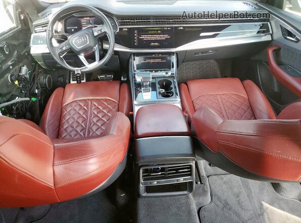 WA1CWAF11LD023005 2020 AUDI SQ8 Black წინა პანელის ხედი