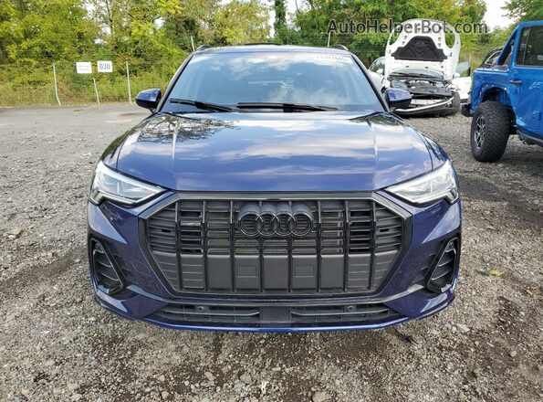 WA1DECF33S1008087 2025 AUDI Q3 Blue Front view