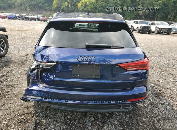 WA1DECF33S1008087 2025 AUDI Q3 Blue Rear view