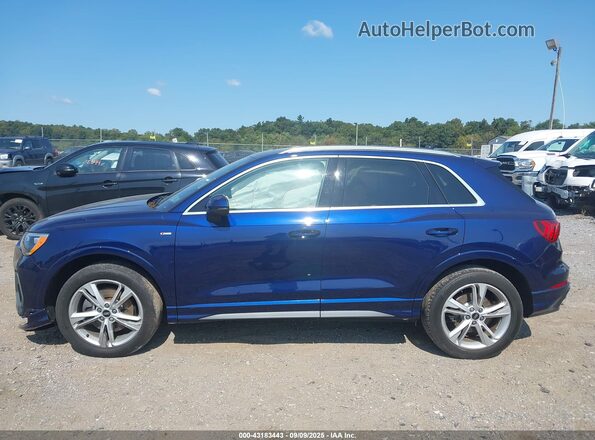 WA1DECF35N1043394 2022 AUDI Q3 Blue Панорамний вид салону 360°