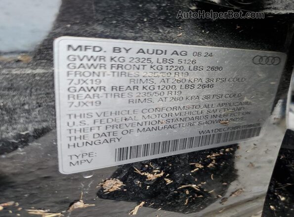 WA1DECF36R1198428 2024 AUDI Q3 Black 
