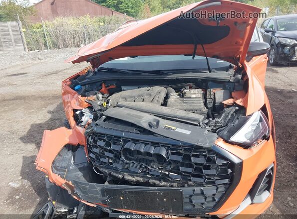 WA1DECF37M1131247 2021 AUDI Q3 Orange Вид спереду
