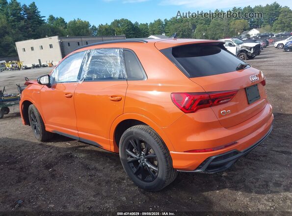 WA1DECF37M1131247 2021 AUDI Q3 Orange Задня ліва чверть