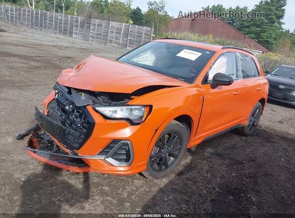 WA1DECF37M1131247 2021 AUDI Q3 Orange Передня ліва чверть
