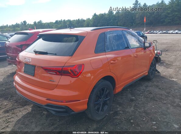 WA1DECF37M1131247 2021 AUDI Q3 Orange Задня права чверть