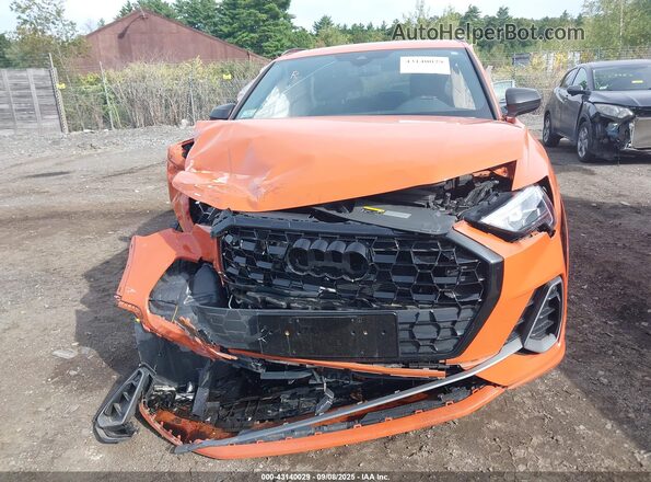 WA1DECF37M1131247 2021 AUDI Q3 Orange Вид щитка приладів