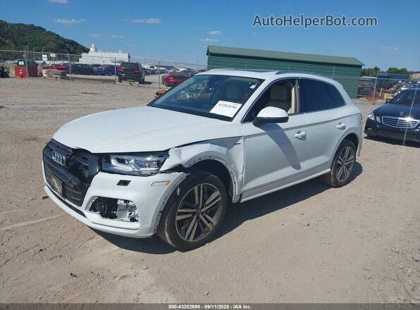 WA1E2AFY5L2088310 2020 AUDI Q5 White წინა მარცხენა ხედი სამი მეოთხედიდან