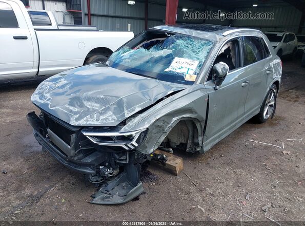 WA1EECF30L1028223 2020 AUDI Q3 Blue Front left