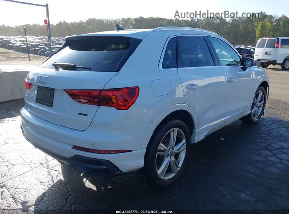 WA1EECF31L1102555 2020 AUDI Q3 Белый Задняя правая четверть