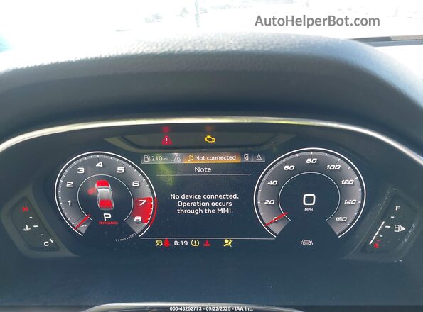 WA1EECF31L1102555 2020 AUDI Q3 Белый Вид задних сидений