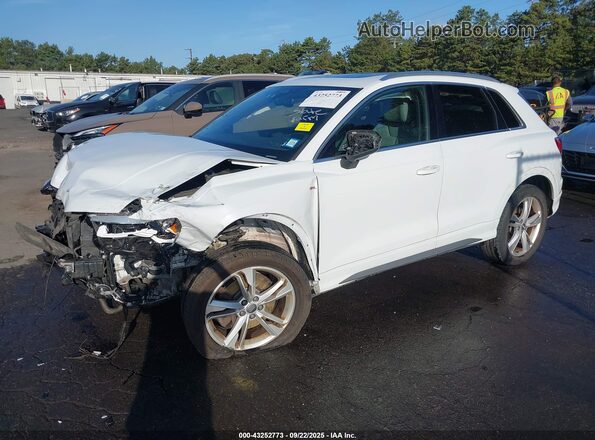WA1EECF31L1102555 2020 AUDI Q3 Белый Передняя левая четверть