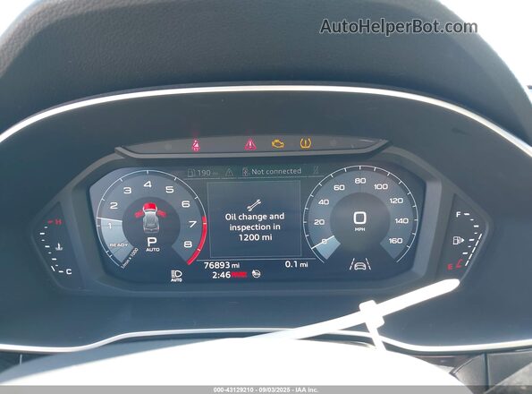 WA1EECF34L1078770 2020 AUDI Q3 Gray Вид задніх сидінь