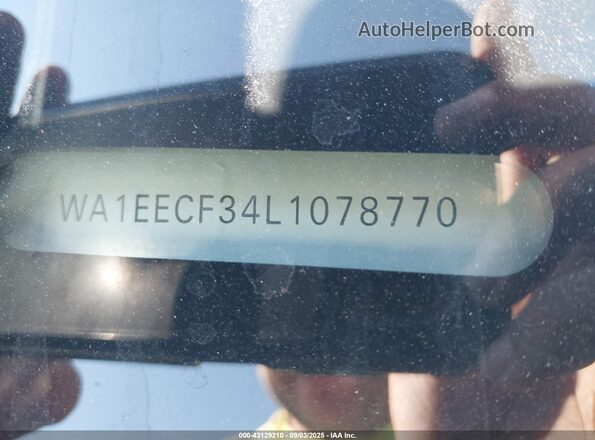 WA1EECF34L1078770 2020 AUDI Q3 Gray 