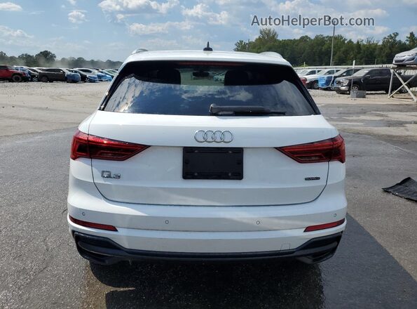 WA1EECF34N1008379 2022 AUDI Q3 White უკანა ხედი