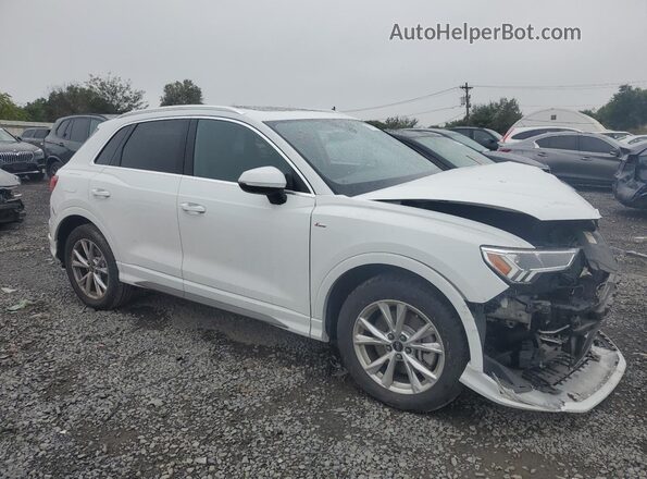 WA1EECF36M1121619 2021 AUDI Q3 Белый Передняя правая четверть