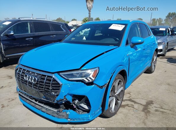 WA1EECF38L1030284 2020 AUDI Q3 Blue 