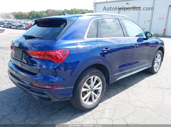 WA1EECF3XN1122726 2022 AUDI Q3 Blue Задня права чверть