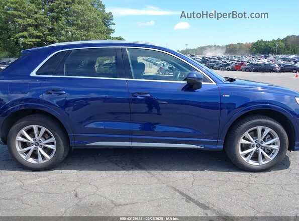 WA1EECF3XN1122726 2022 AUDI Q3 Blue Панорамний вид салону 360°