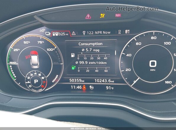 WA1F2AFY1L2047807 2020 AUDI Q5 White 
