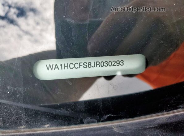 WA1HCCFS8JR030293 2018 AUDI Q3 Black 
