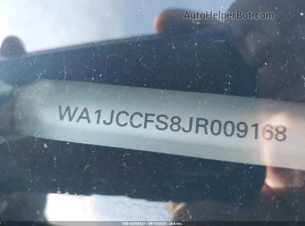 WA1JCCFS8JR009168 2018 AUDI Q3 Black 