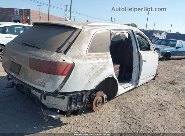 WA1LAAF72HD013805 2017 AUDI Q7 White Trasero derecho