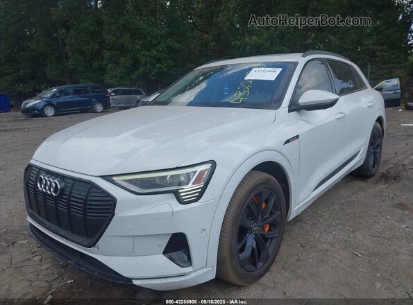 WA1LAAGEXMB037787 2021 AUDI E-TRON White წინა მარცხენა ხედი სამი მეოთხედიდან