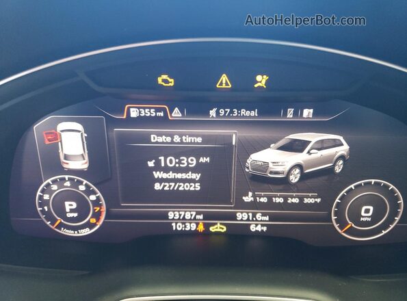 WA1LHAF73JD041517 2018 AUDI Q7 Black 
